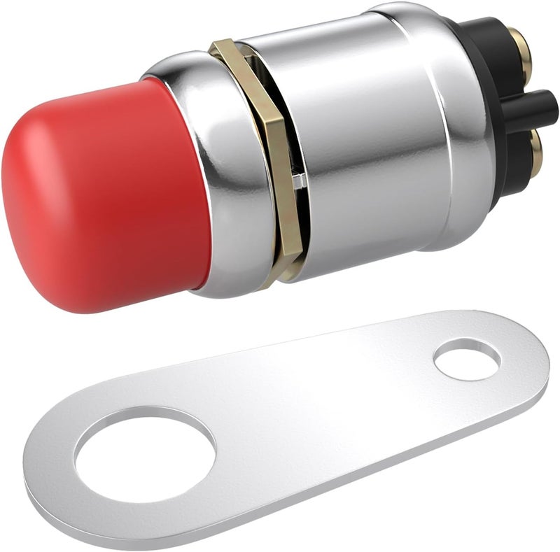 BFXM Push Button Starter Switch 12V 50A, Waterproof Momentary Start Switch for Car Engine, Push Button Starter for Truck Boat ATV - Image 1